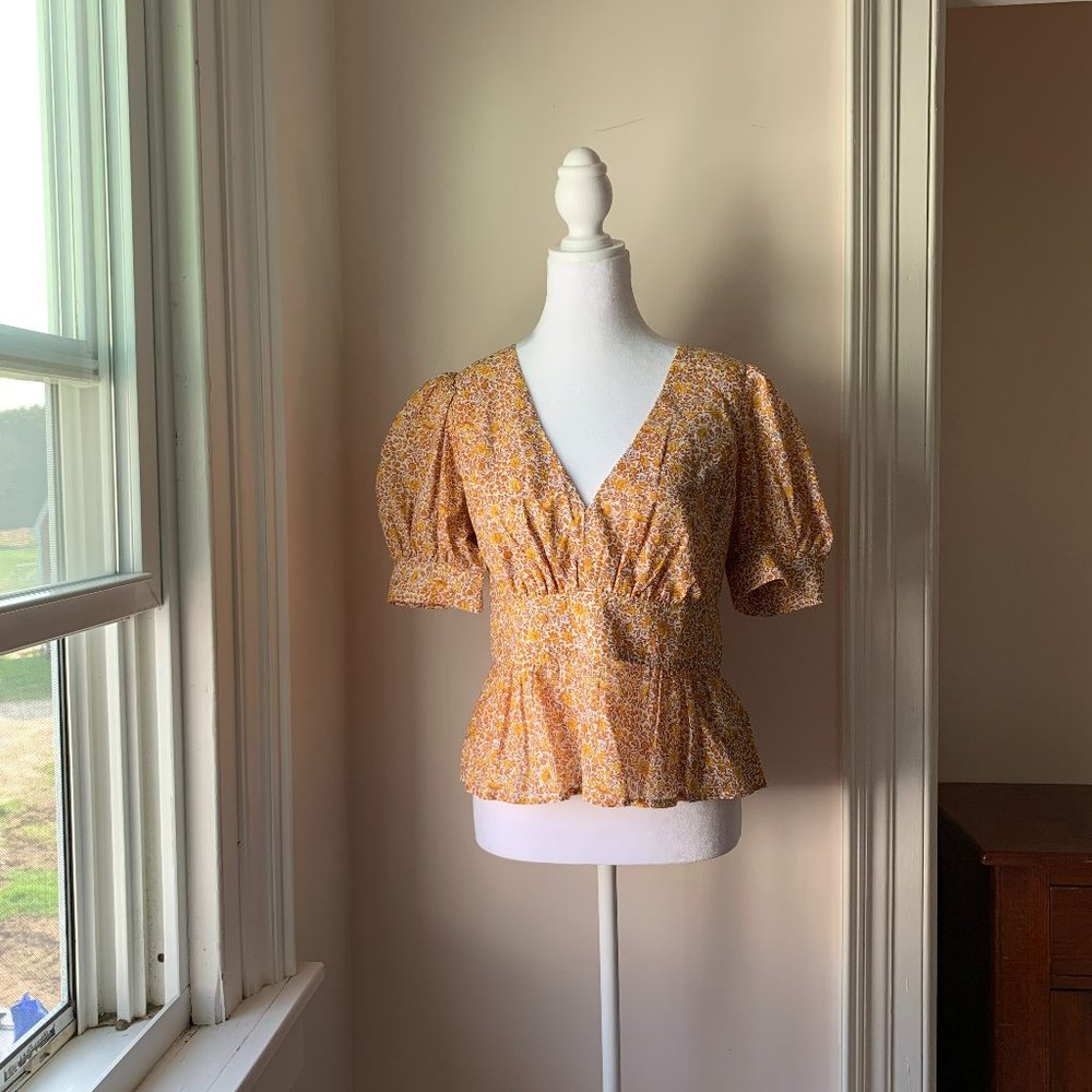 NWT J. Crew Liberty Floral Top